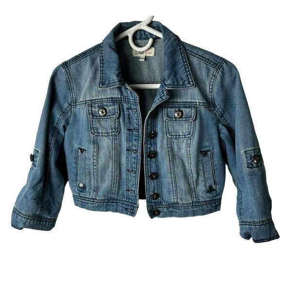 Ci Sino Youth Denim Jean Jacket Size Small Sku 1500 - Picture 12 of 13